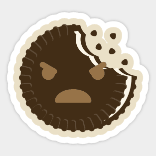 Angry cookie Sticker